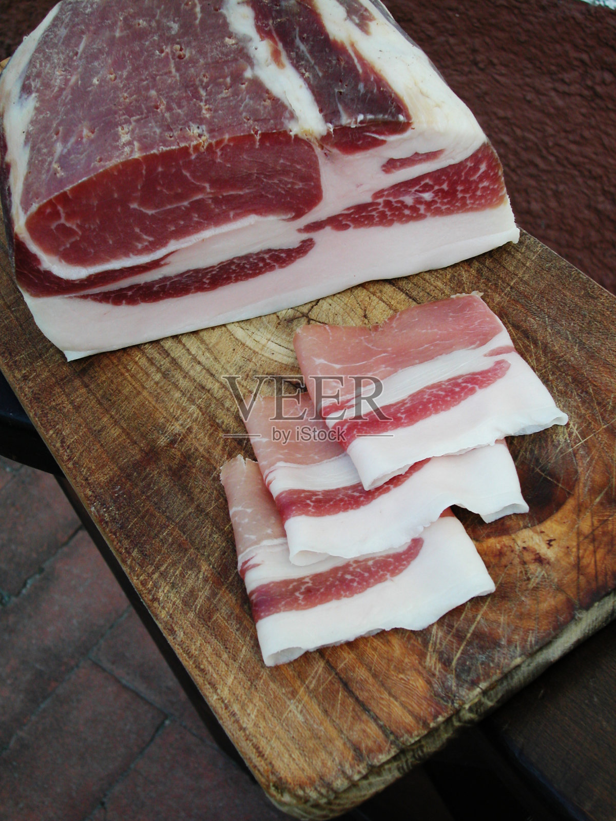 培根与片照片摄影图片