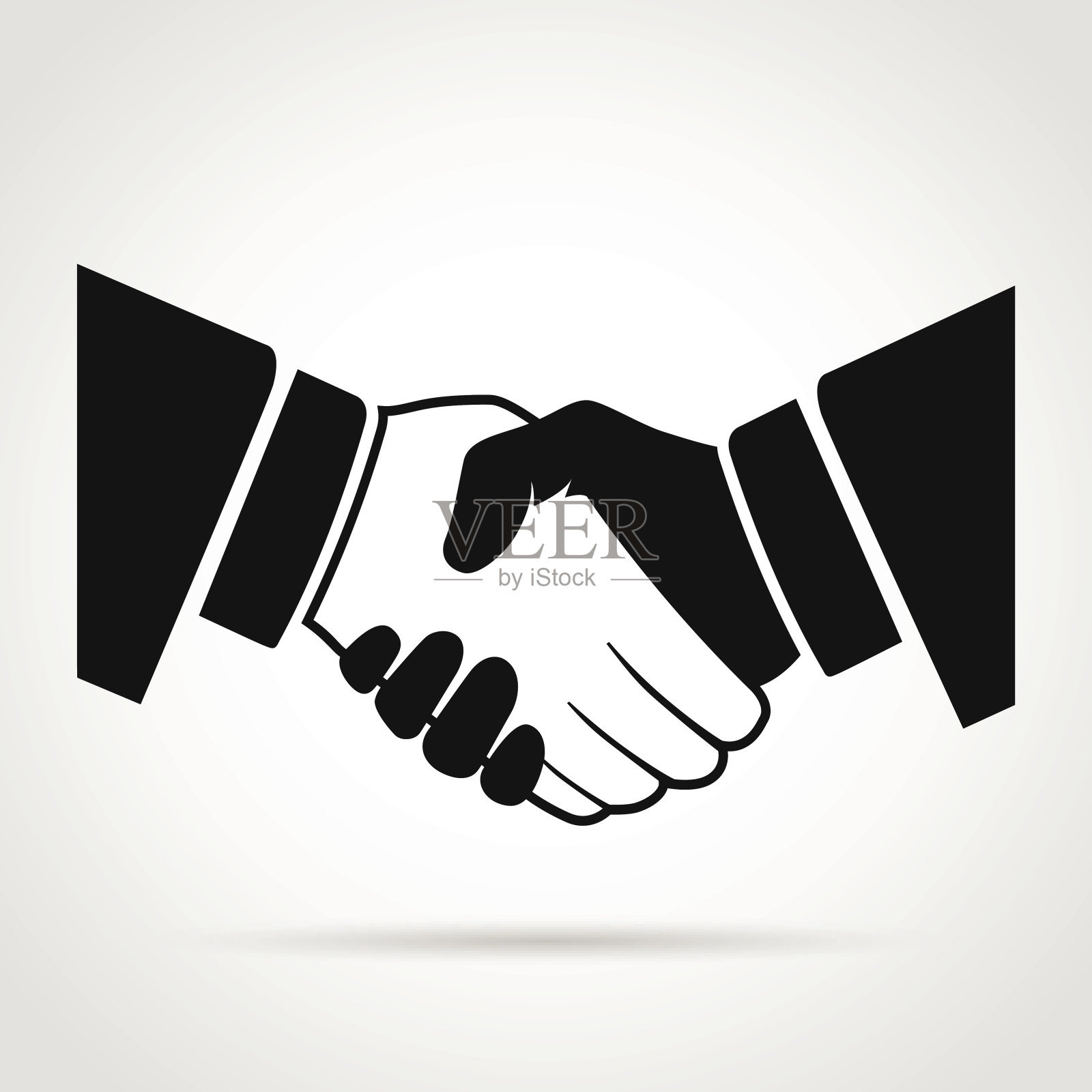 握手插图插画图片素材