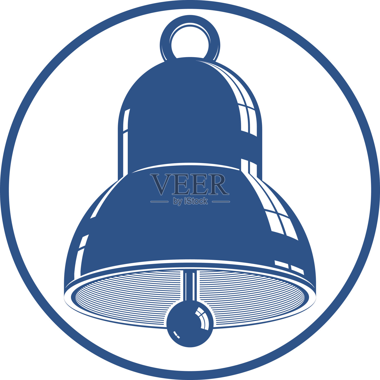 3d时尚钟孤立在白色。详细高质量矢量插画图片素材