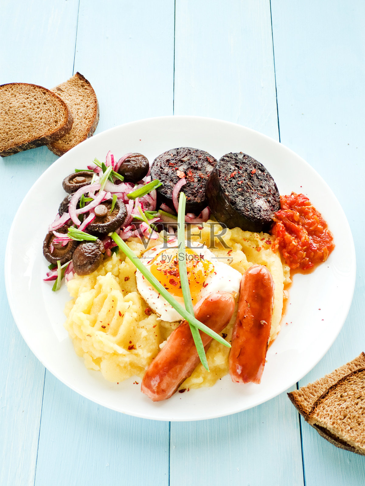 英式早餐照片摄影图片