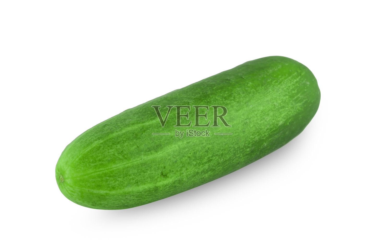 在白色背景上分离的黄瓜照片摄影图片