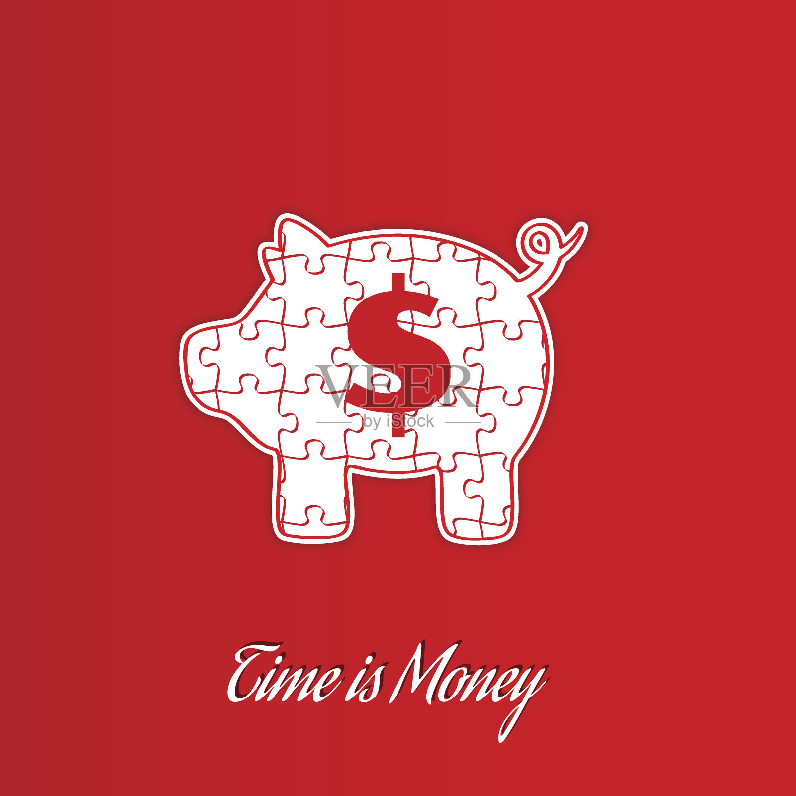 时间就是金钱插画图片素材
