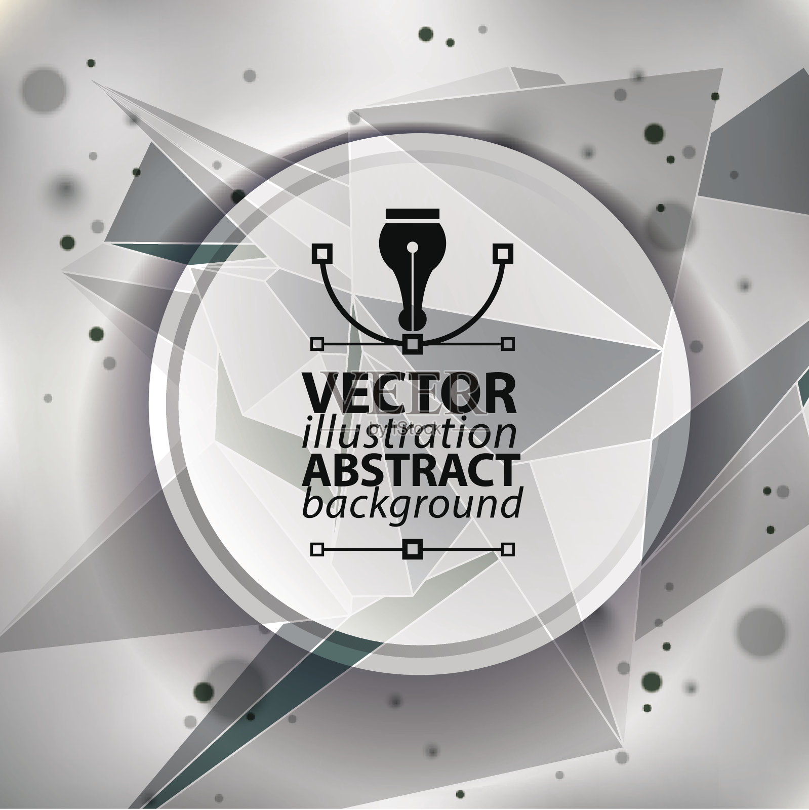 空间矢量数字eps10背景。维技术插画图片素材