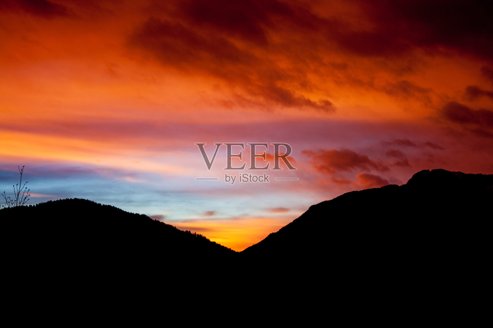 Dolomiti日落照片摄影图片