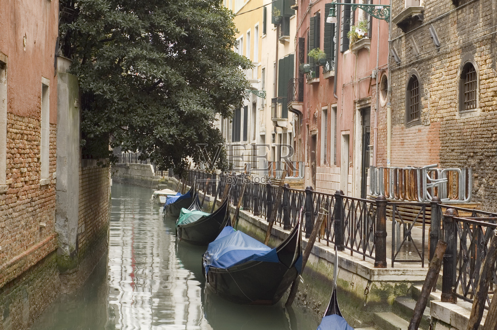 风景如画的威尼斯运河照片摄影图片