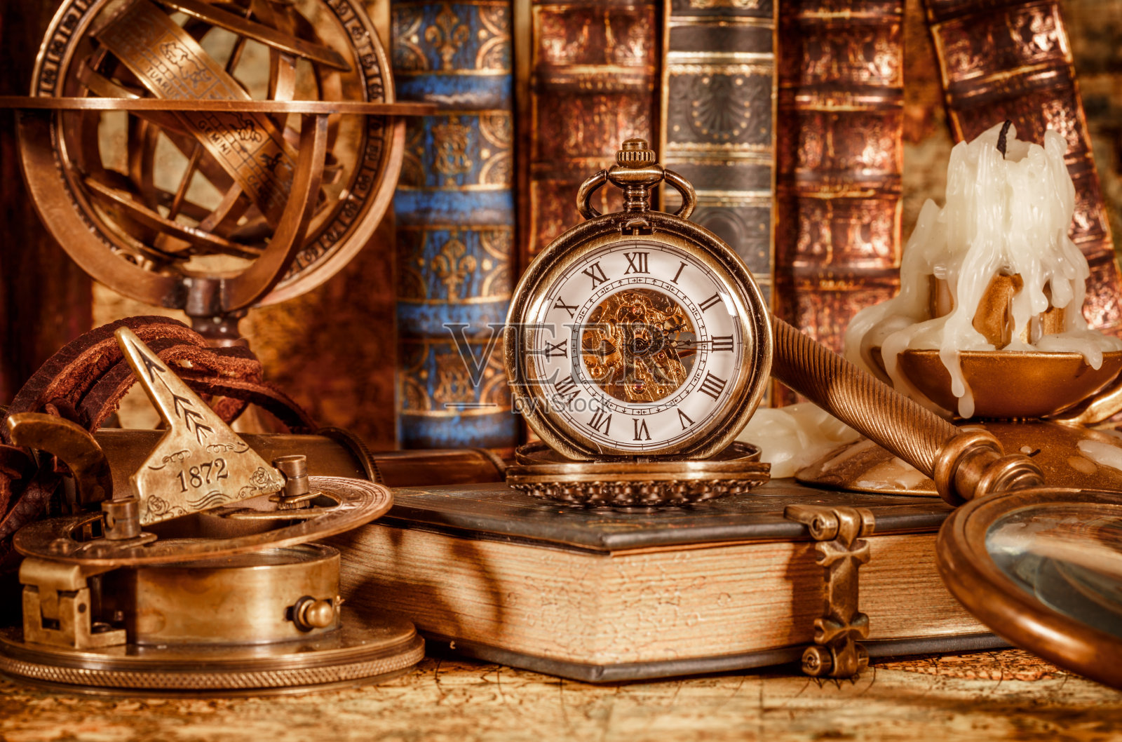 古董静物。照片摄影图片