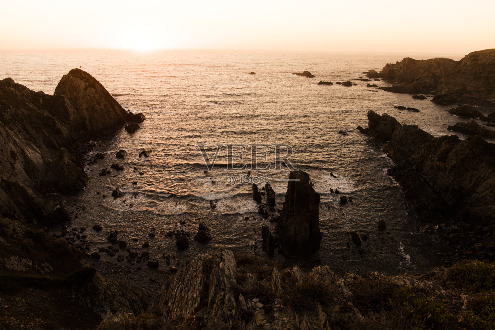葡萄牙海岸视图照片摄影图片