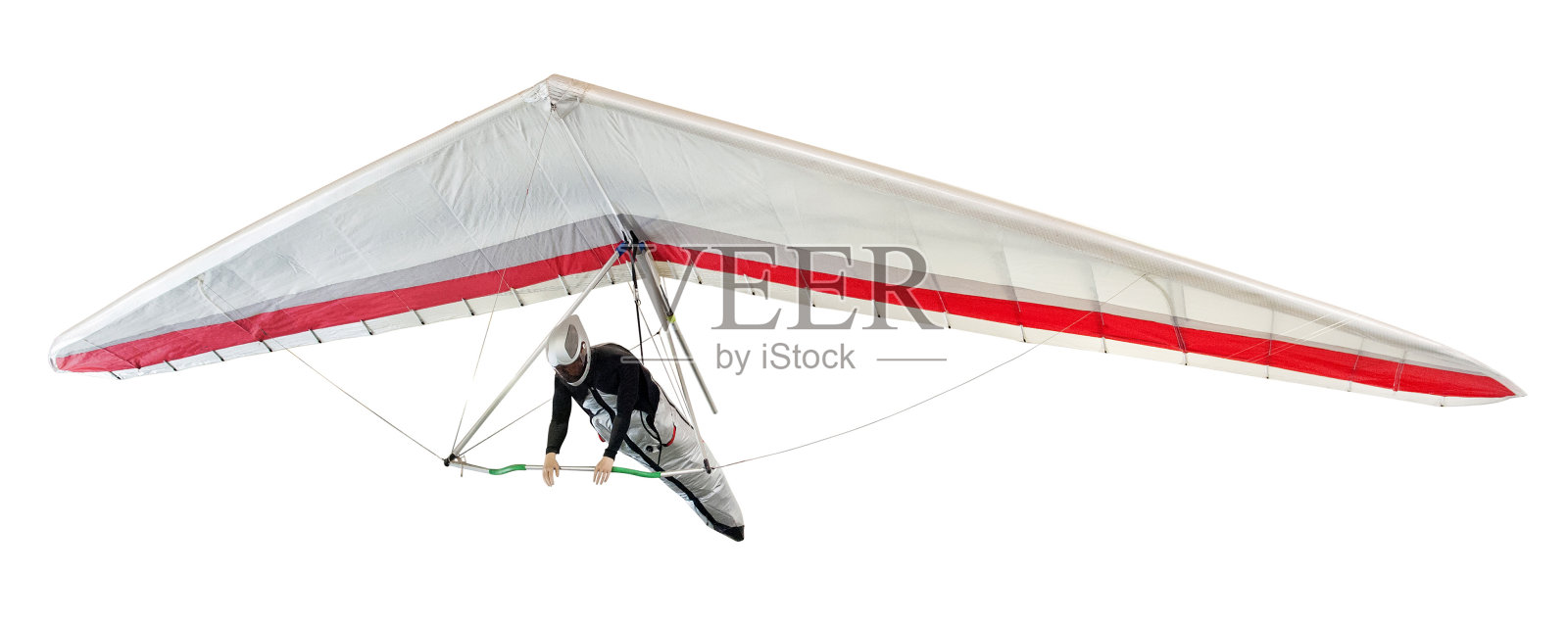 悬挂滑翔机在热气上升气流中翱翔照片摄影图片