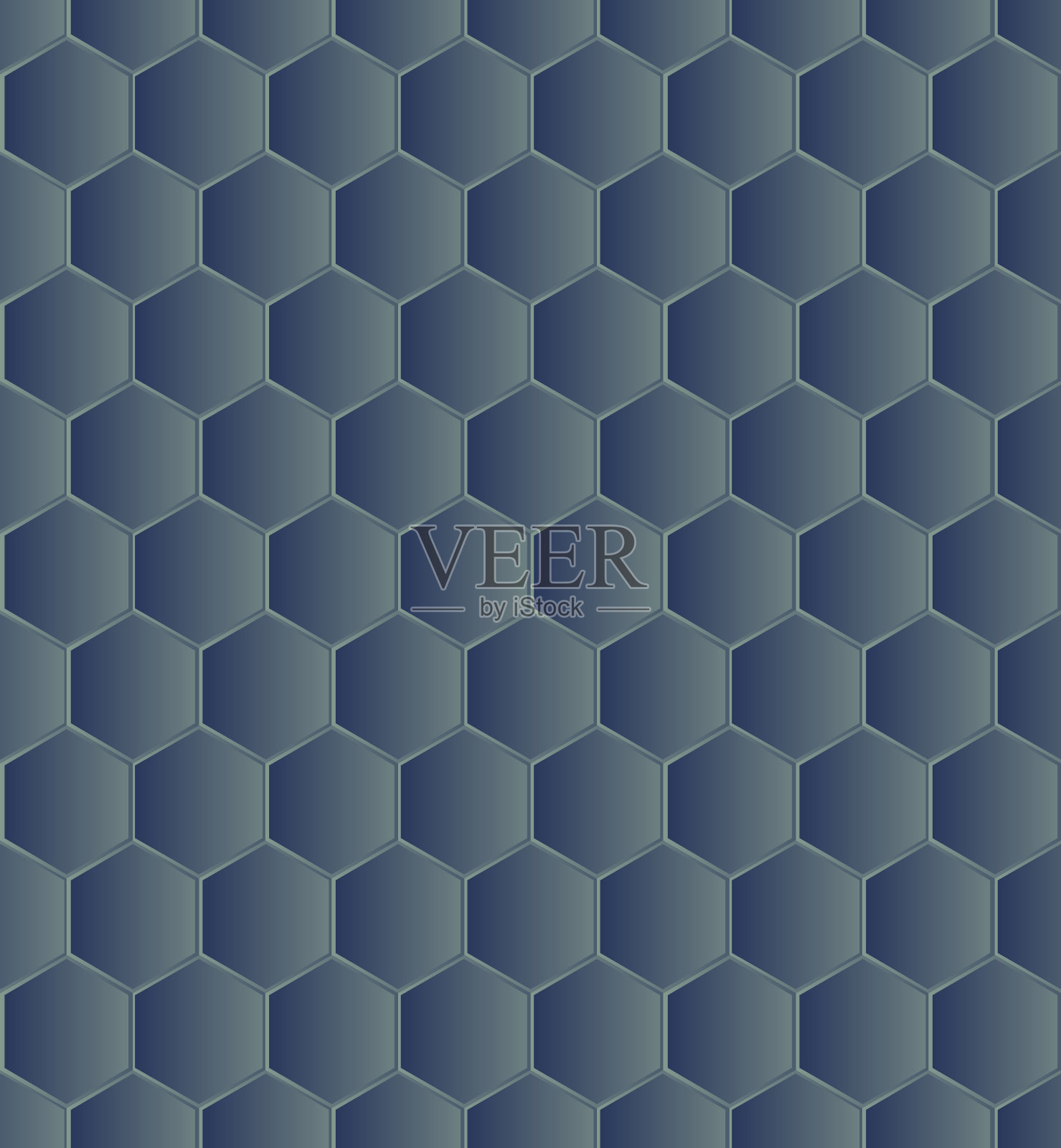 六角无缝插画图片素材