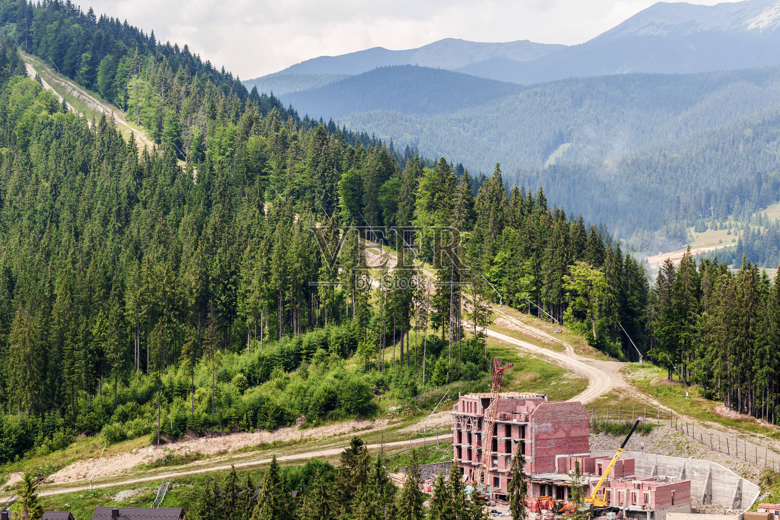 喀尔巴阡夏日美景照片摄影图片