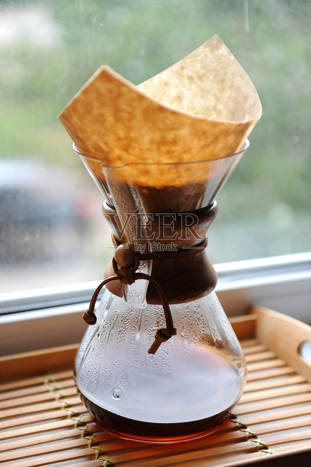 新鲜咖啡冲泡的替代方法照片摄影图片