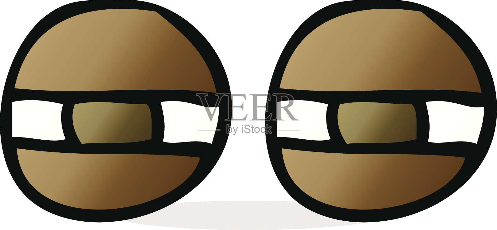 卡通眼睛设计元素图片