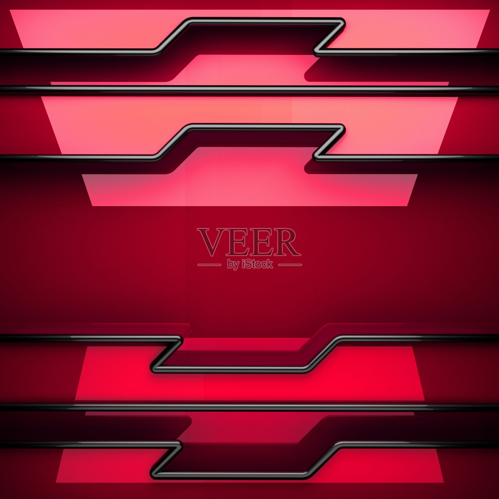 带有反光的红色金属板照片摄影图片