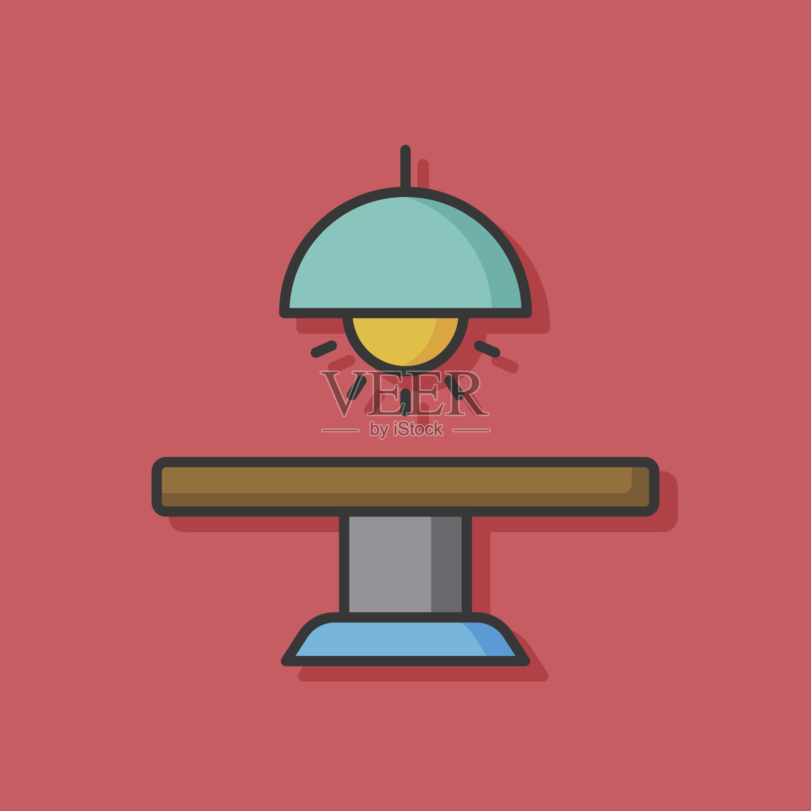 用餐表矢量图标插画图片素材