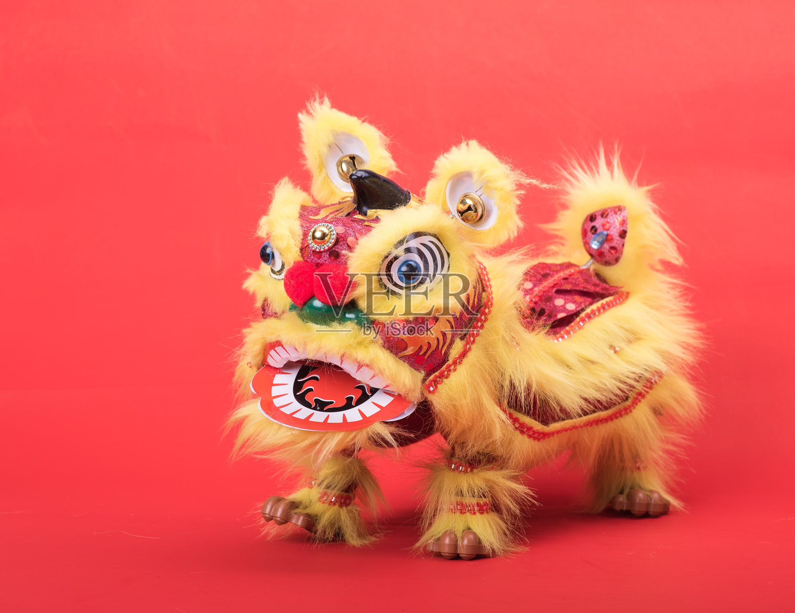 中国新年装饰——舞龙特写照片摄影图片