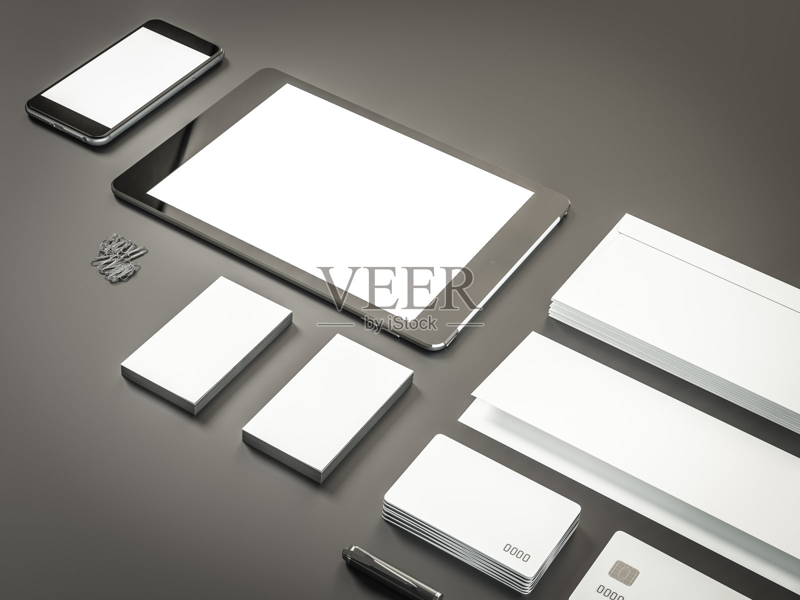 商务模板样机。优质照片摄影图片