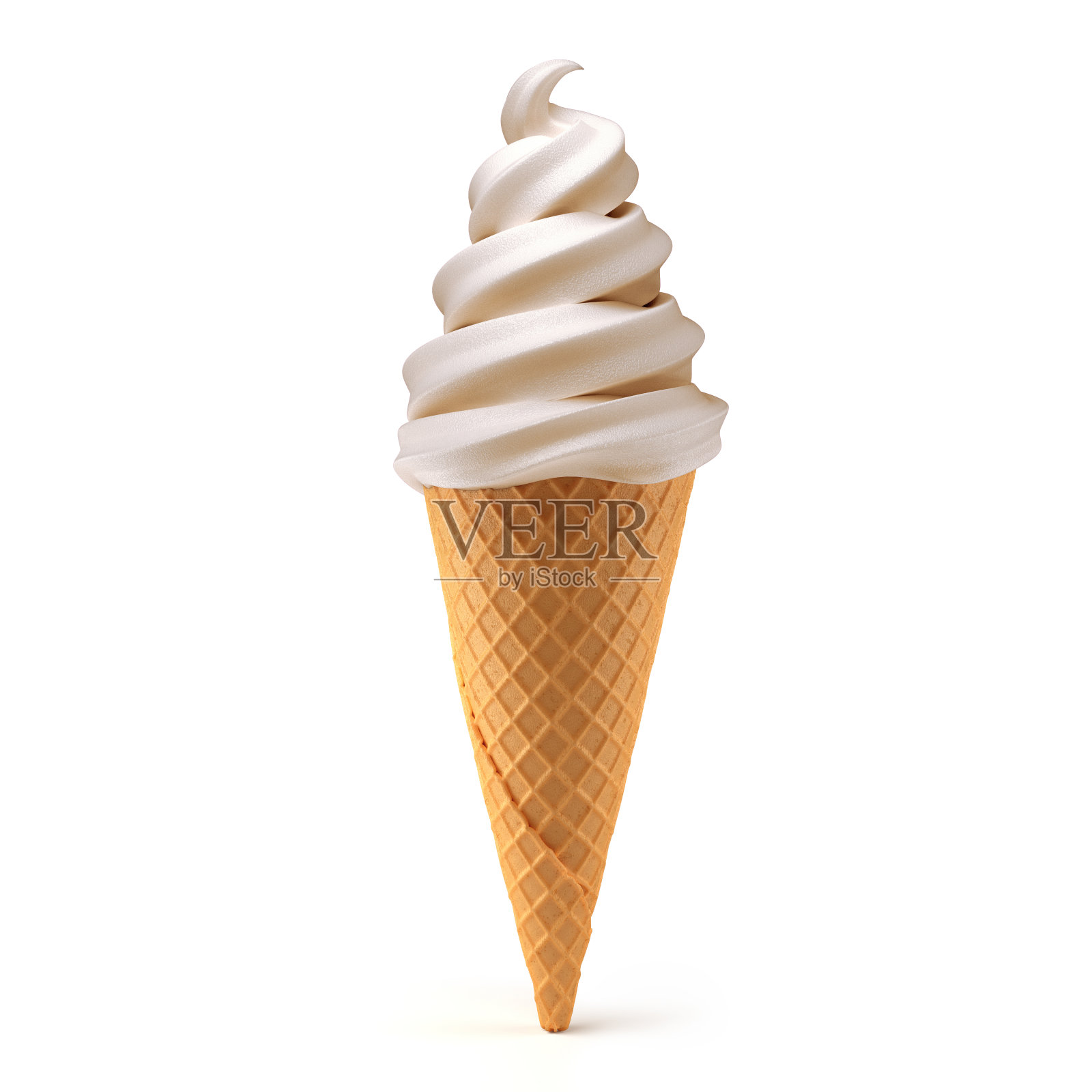 香草甜筒照片摄影图片