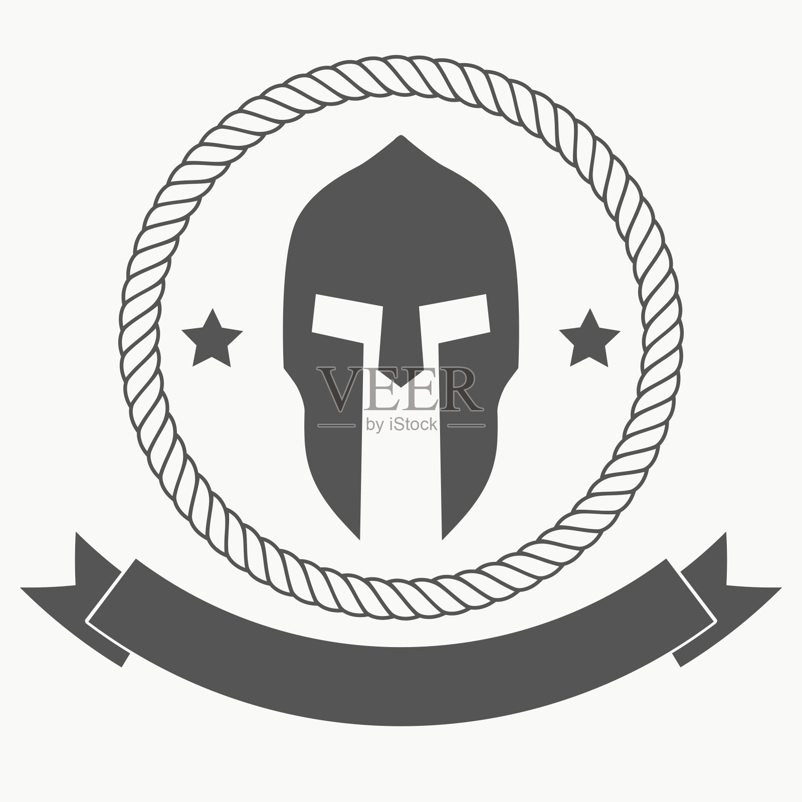 老式健身房和健身标签设计元素图片