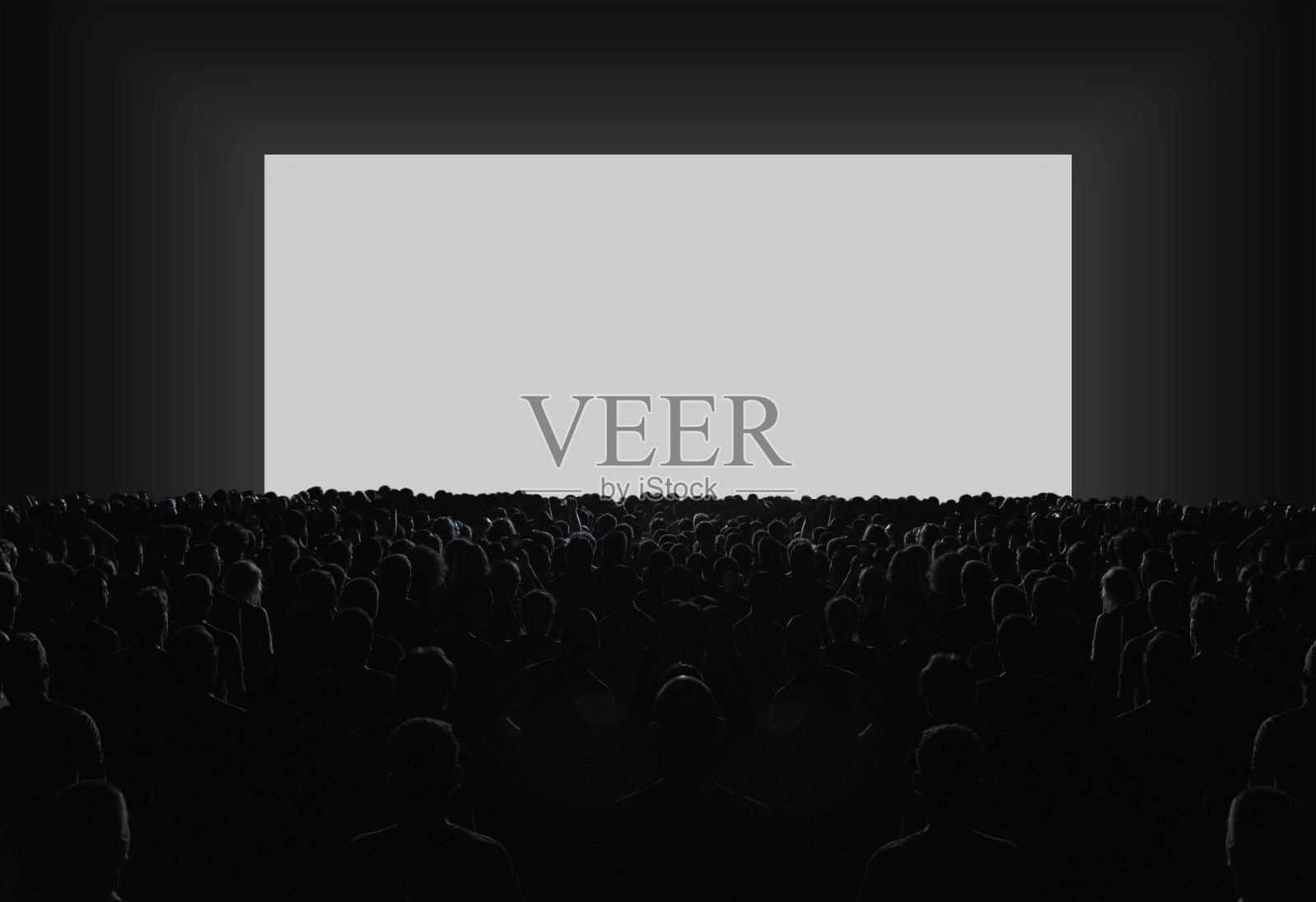 屏幕前的人群照片摄影图片