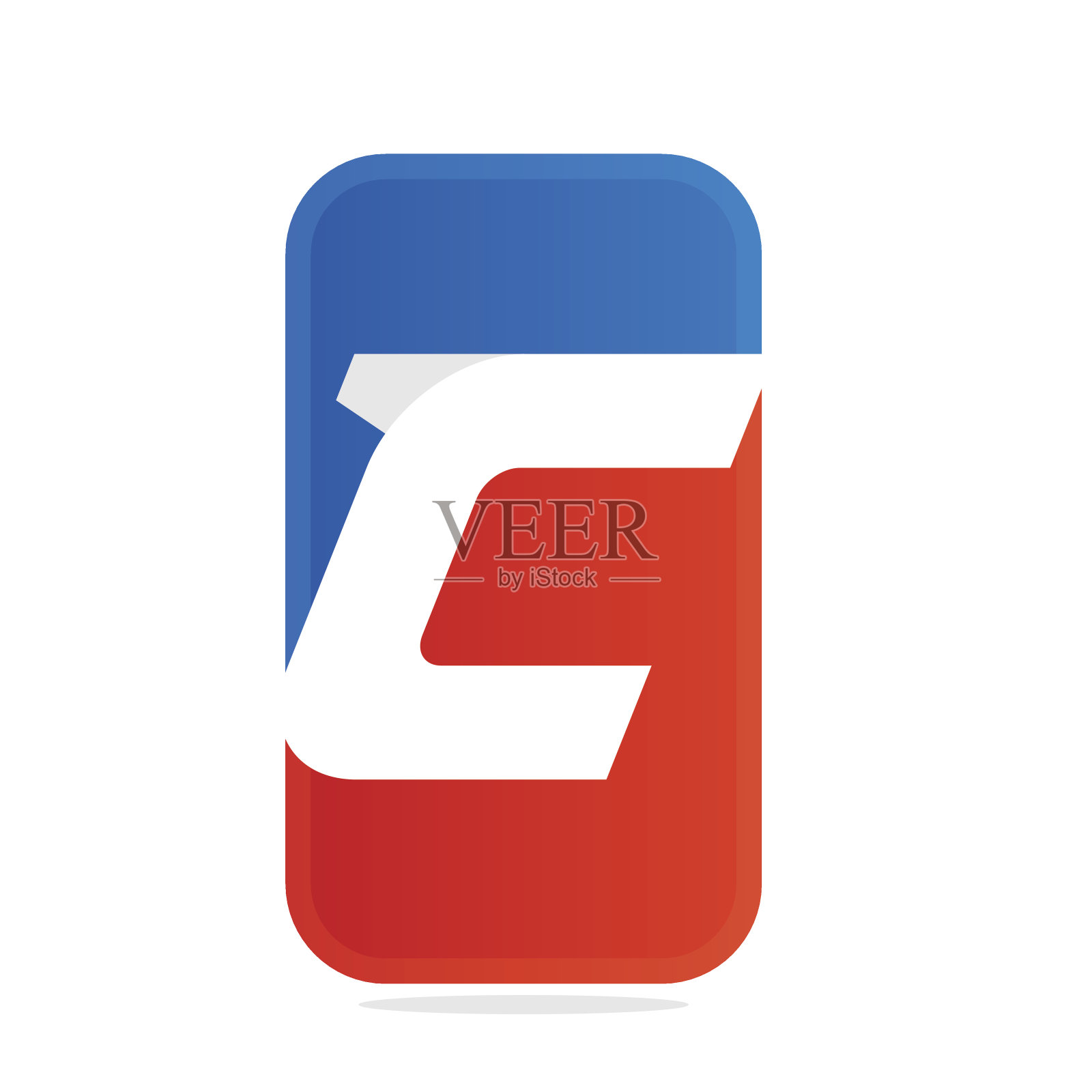 C代表fitness, sport team或gym。插画图片素材