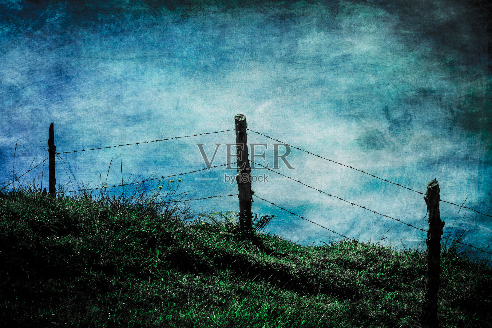 铁丝网照片摄影图片