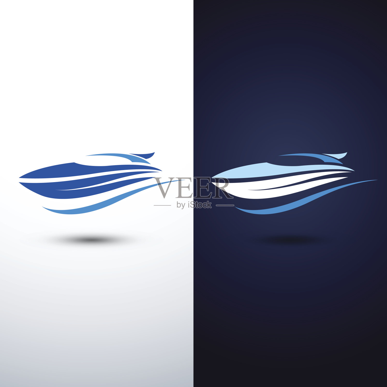 快艇插画图片素材