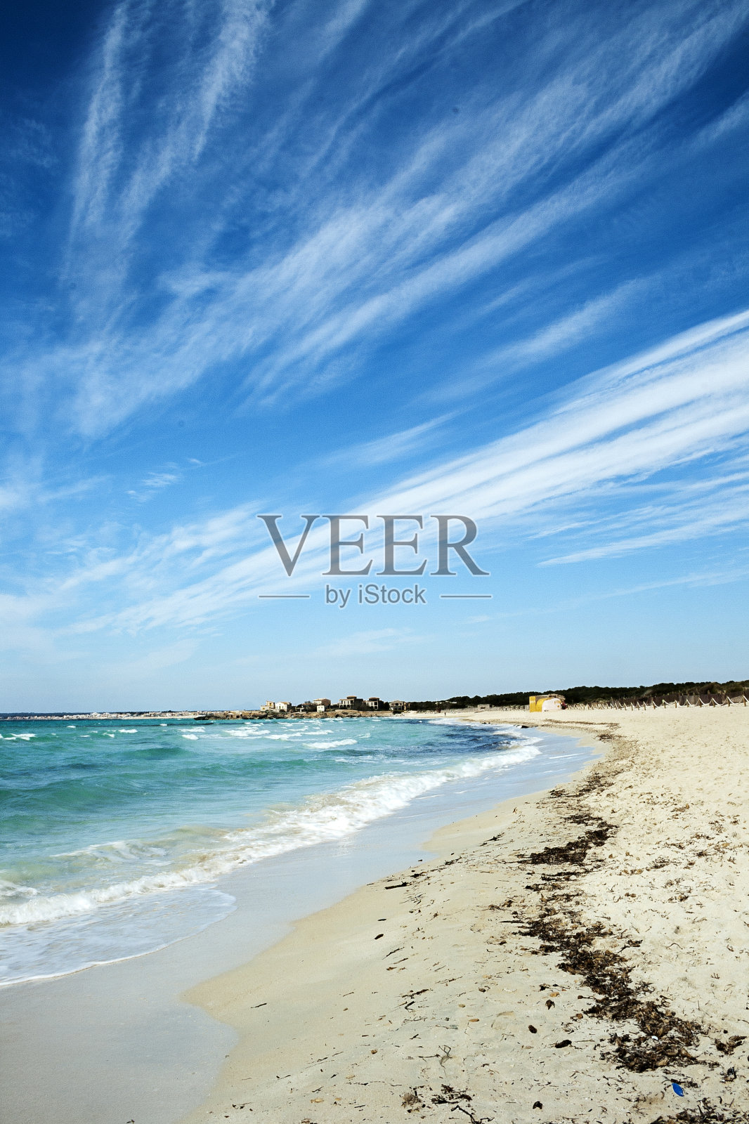 西班牙马略卡岛埃斯特伦克沙滩照片摄影图片