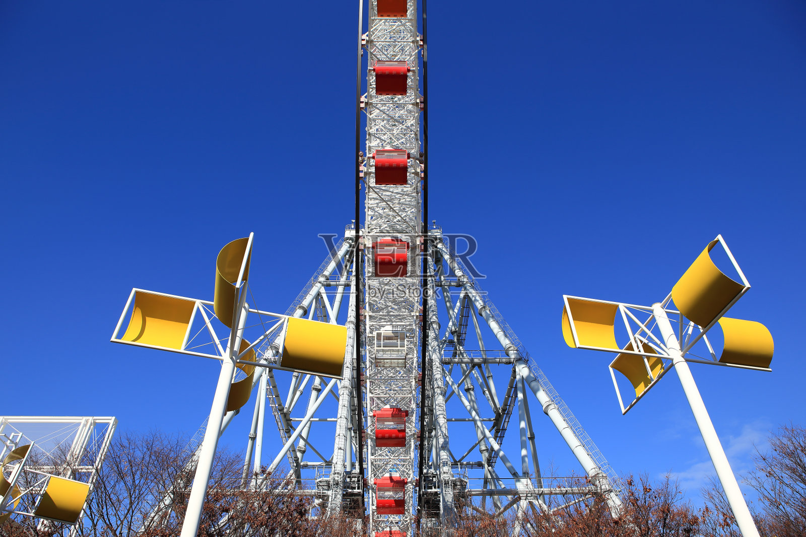 摩天轮——日本大阪市照片摄影图片