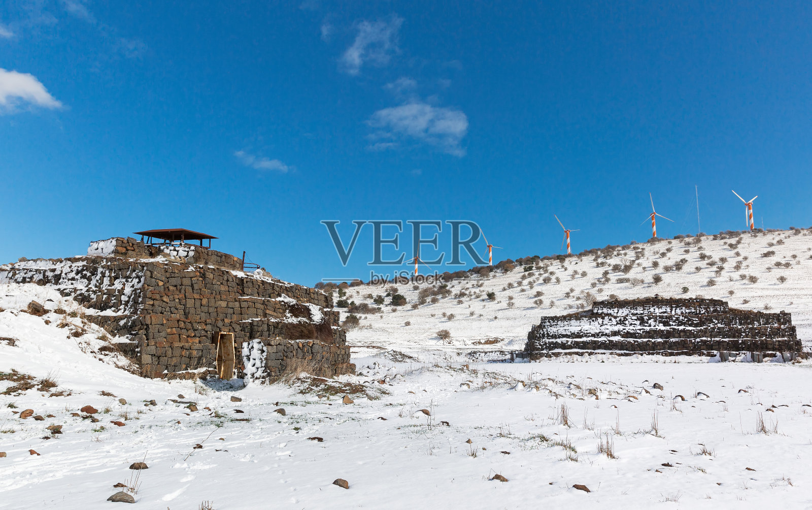 旧军事防御工事照片摄影图片