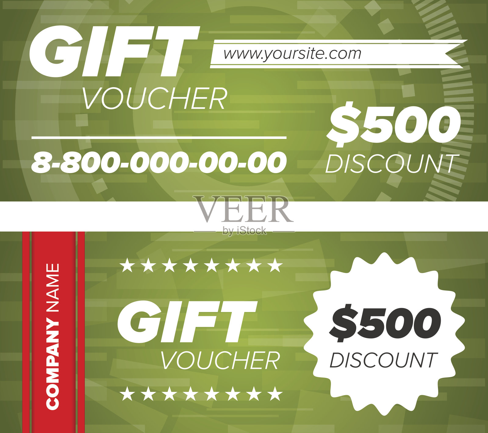 礼券设计设计模板素材