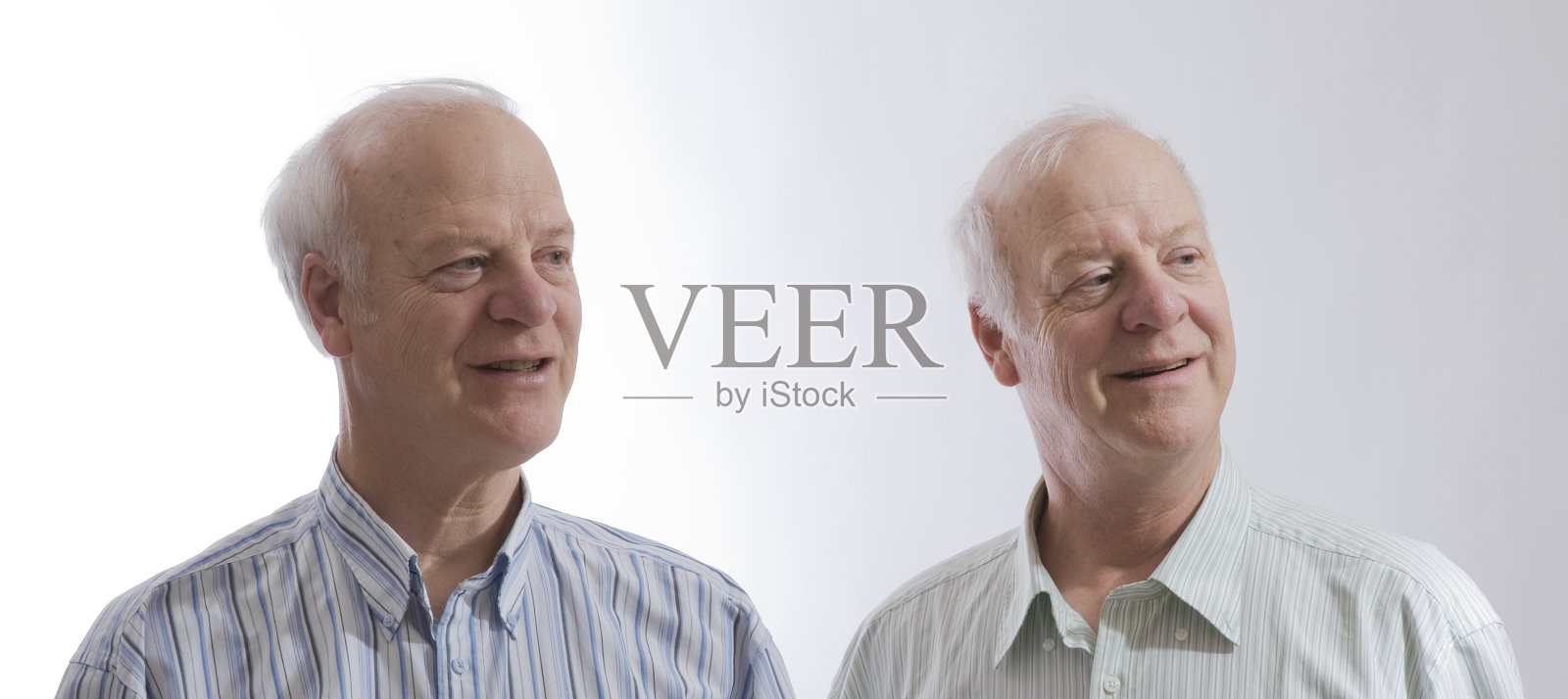 老同卵双胞胎照片摄影图片