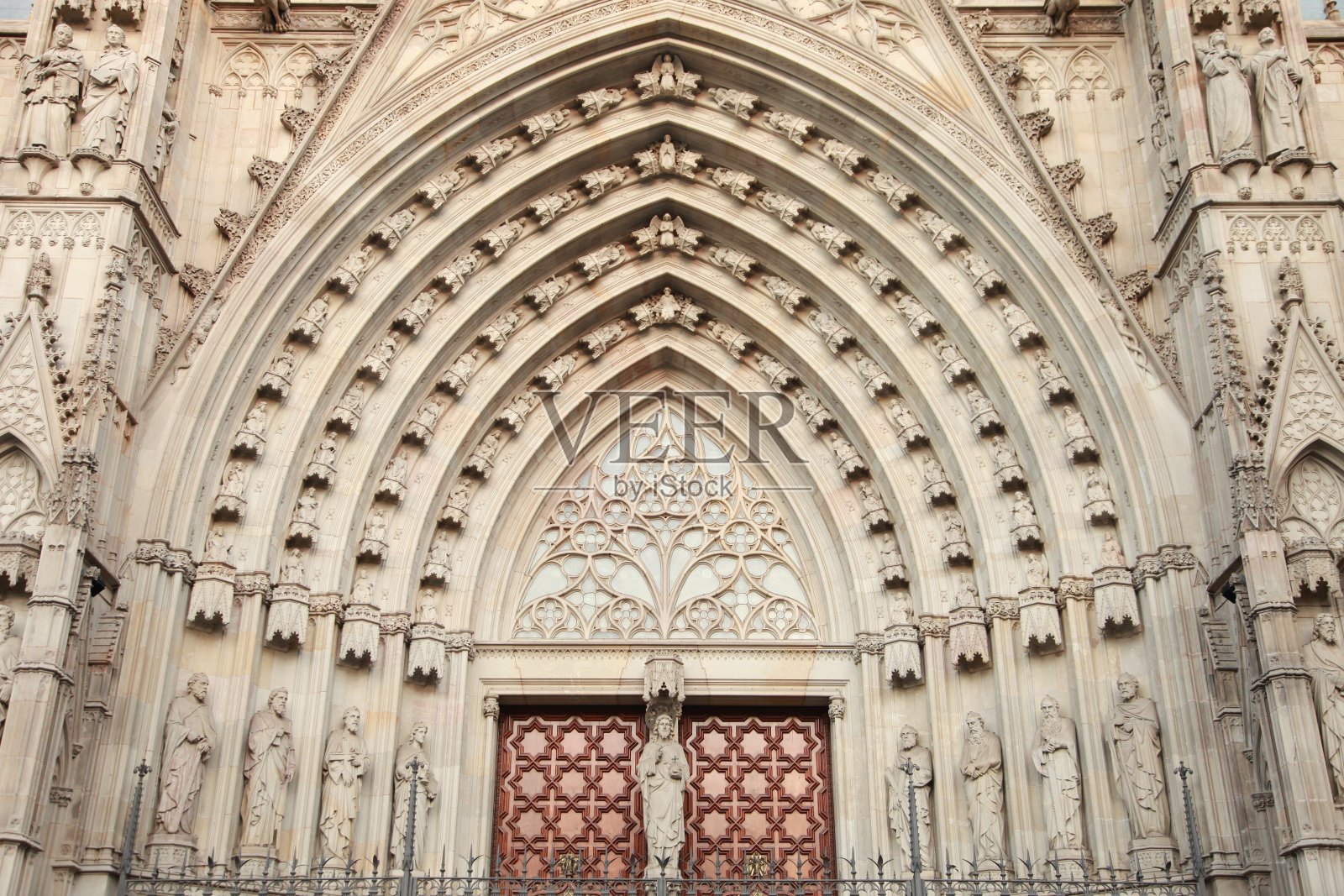 巴塞罗那大教堂照片摄影图片