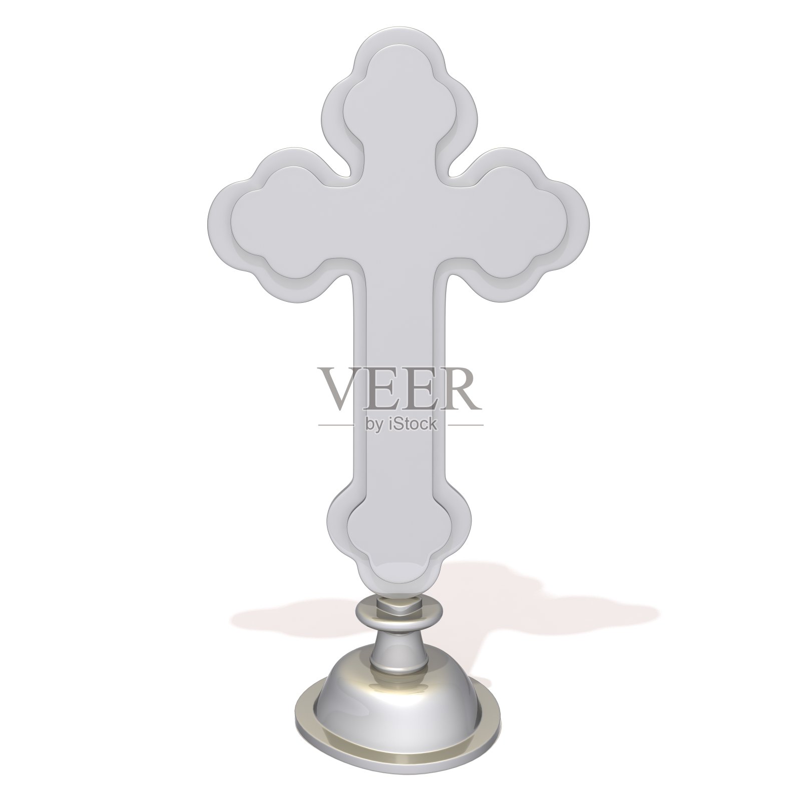 银十字架照片摄影图片