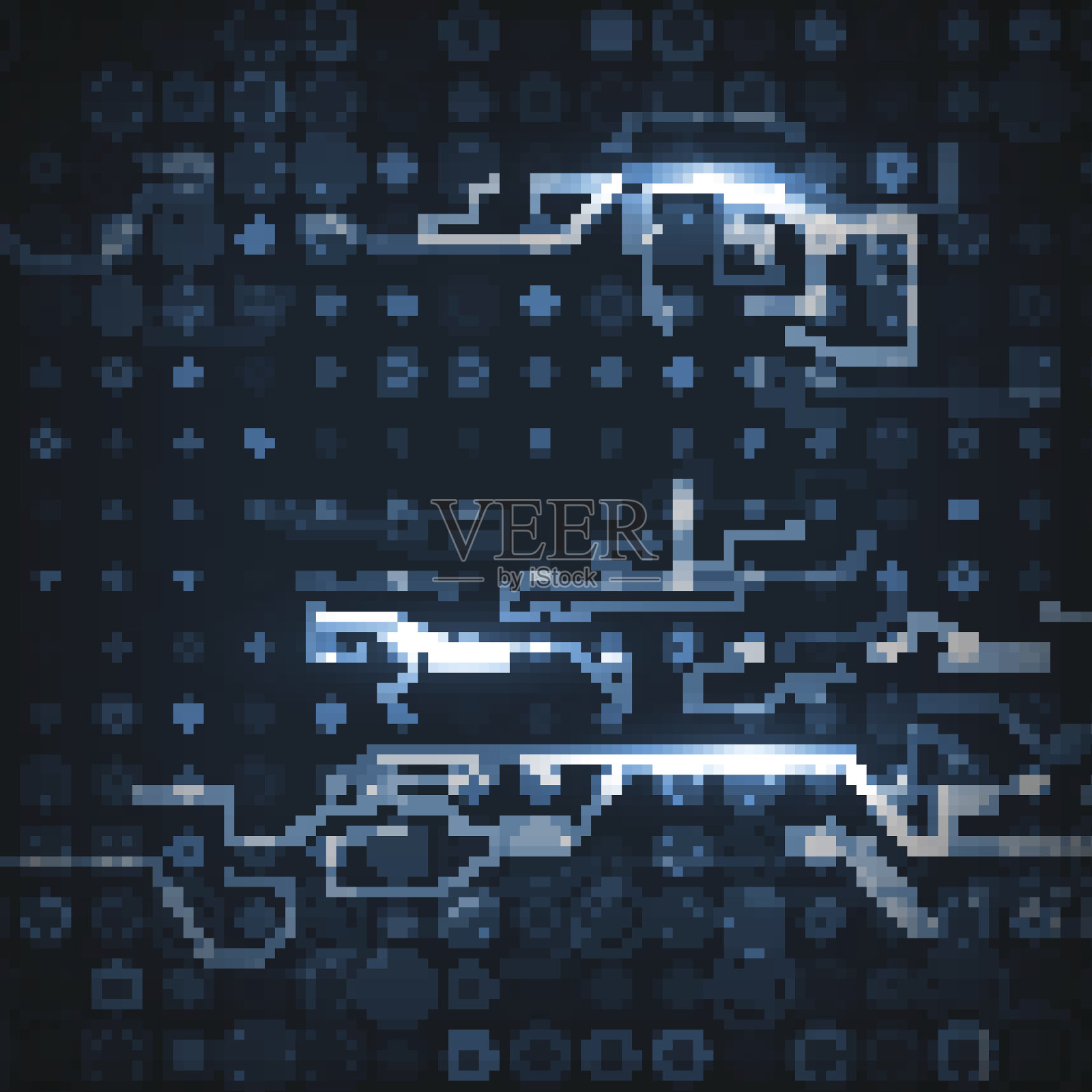 电路板的背景插画图片素材