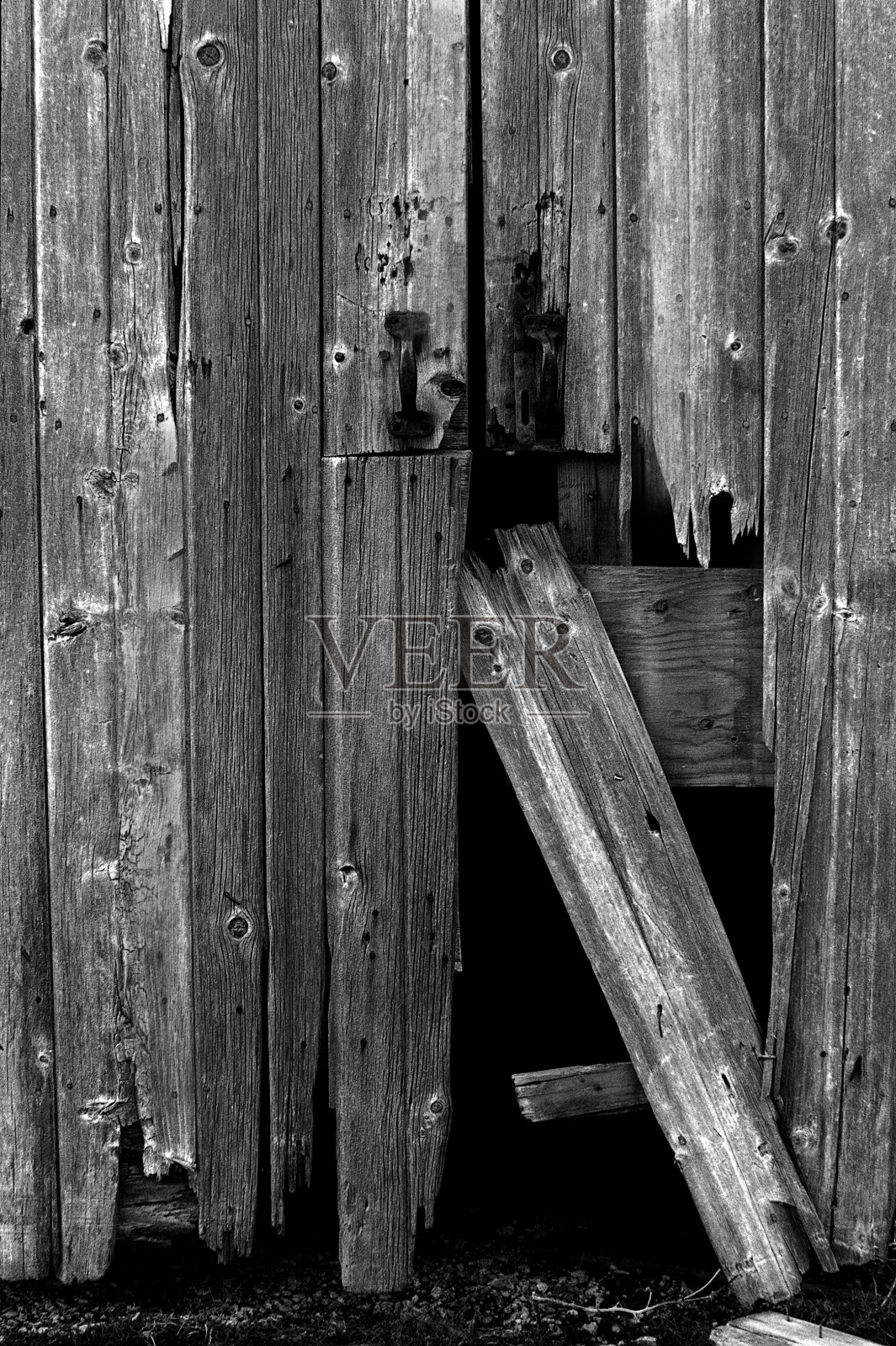 破碎的门照片摄影图片