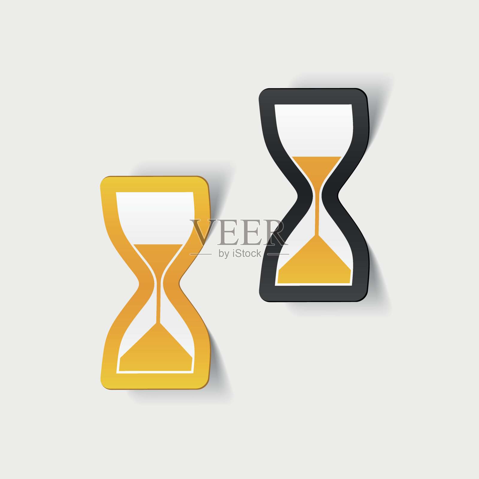 现实设计元素:沙漏设计元素图片