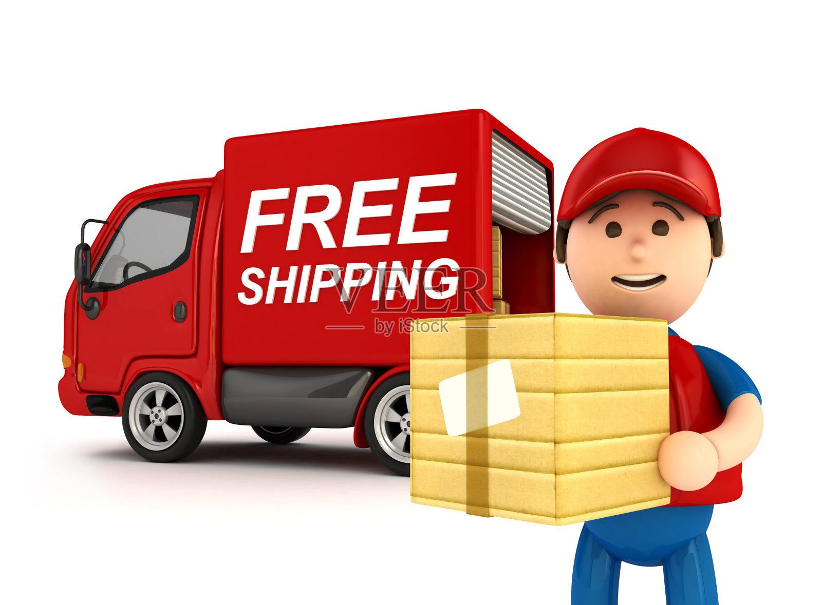 搬运工和卡车照片摄影图片