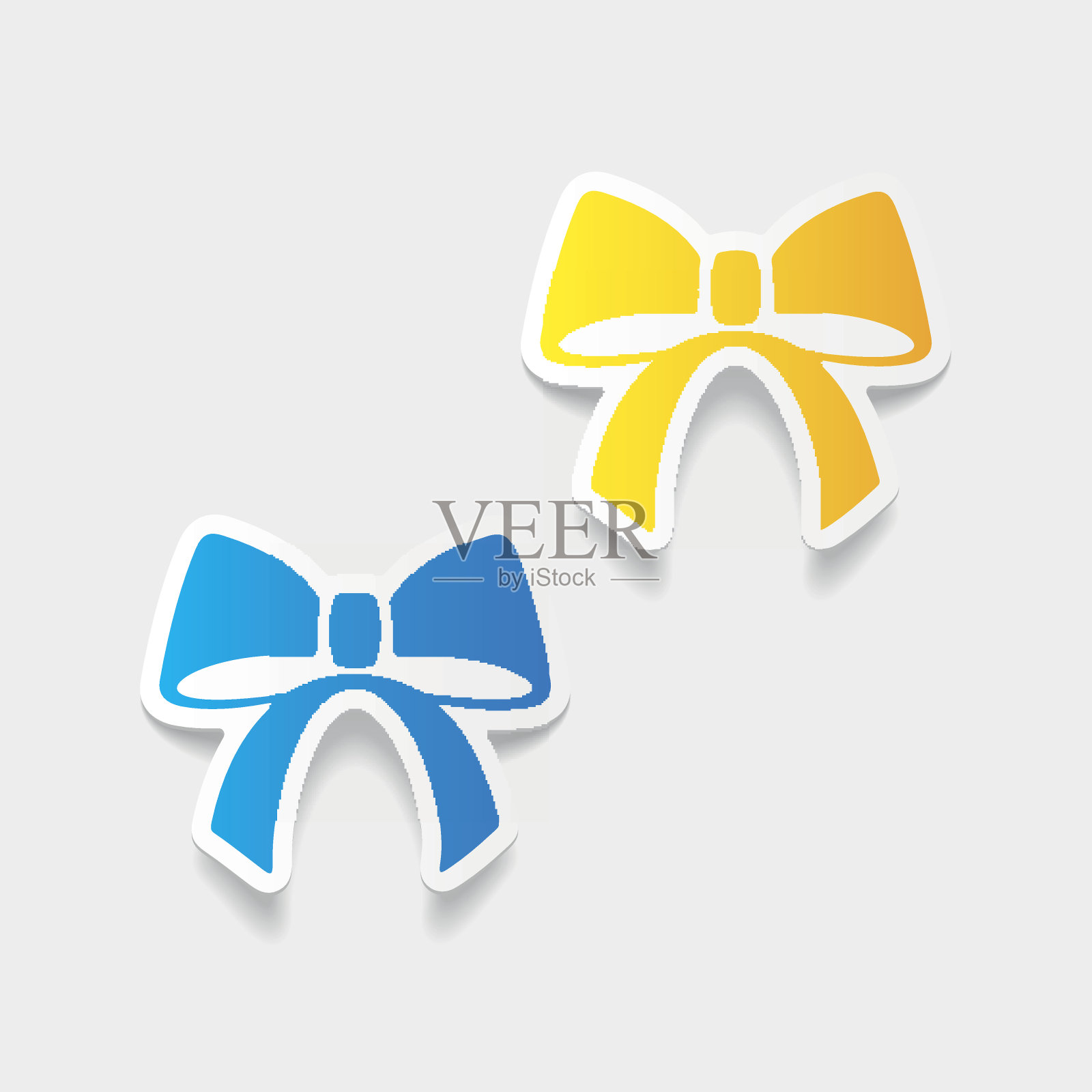 现实设计元素:色带设计元素图片