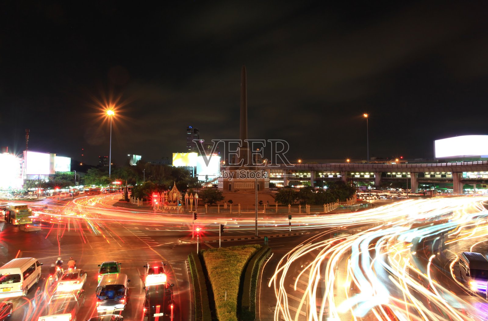 曼谷交通中心照片摄影图片