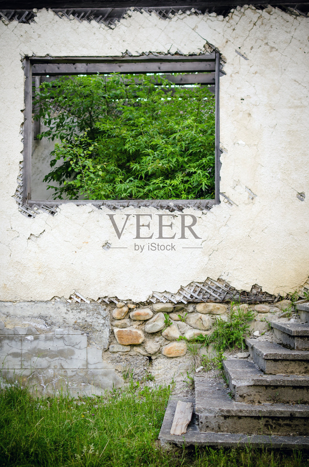 老墙砖砌的照片摄影图片