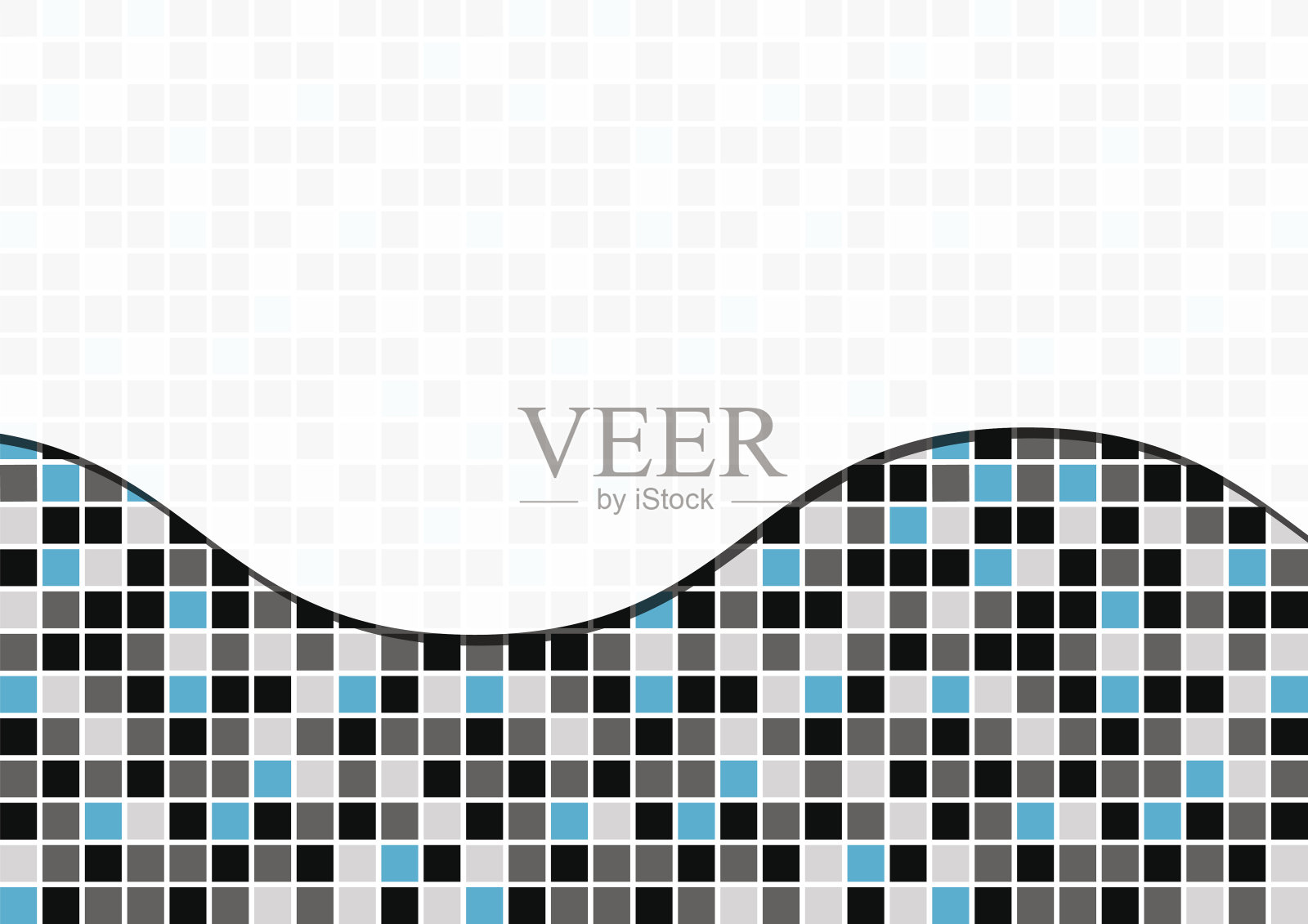 马赛克抽象业务背景矢量格式插画图片素材