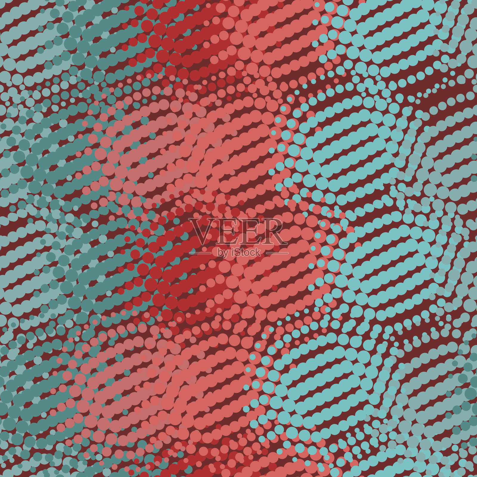 无缝模式抽象与点插画图片素材