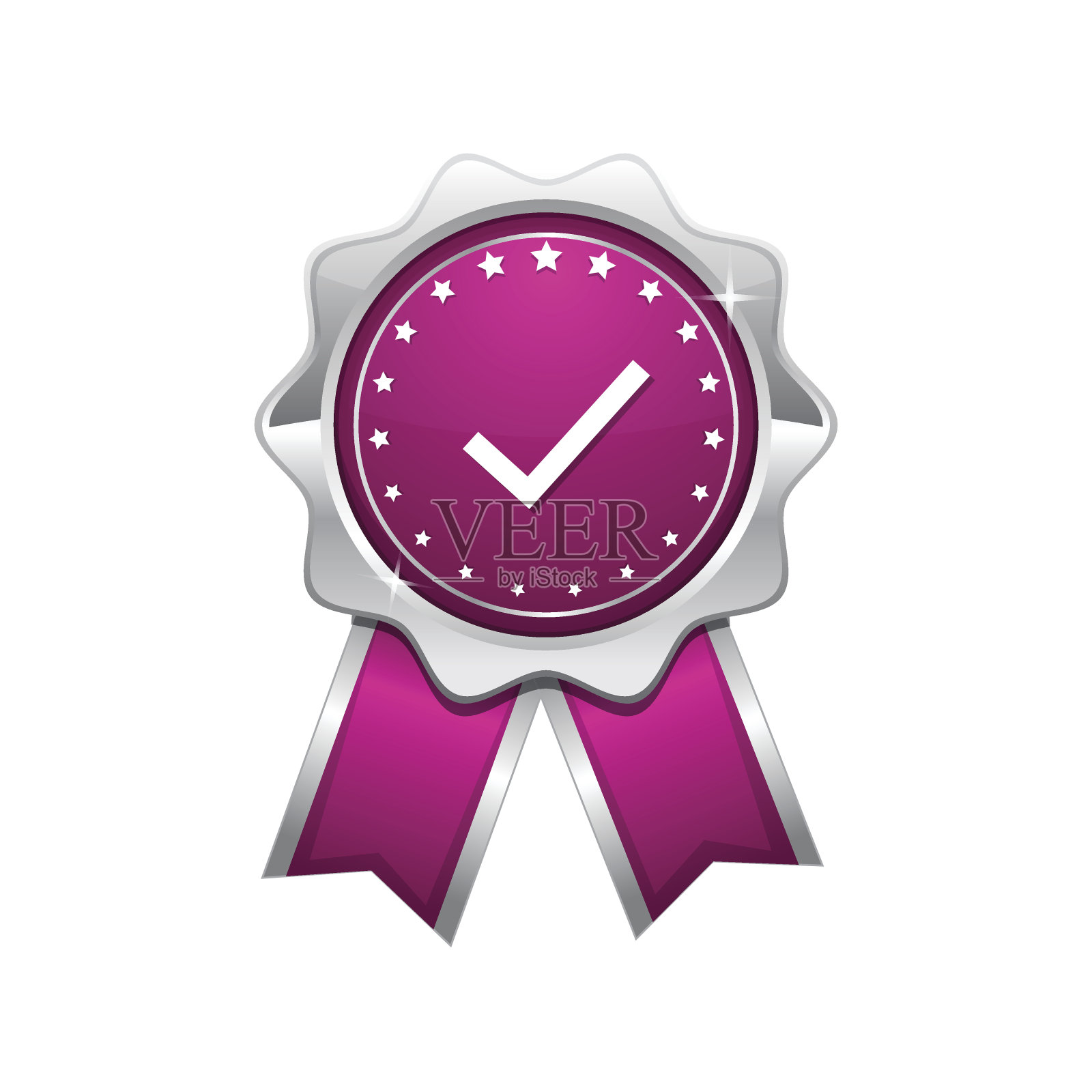 标记粉红色矢量图标设计插画图片素材