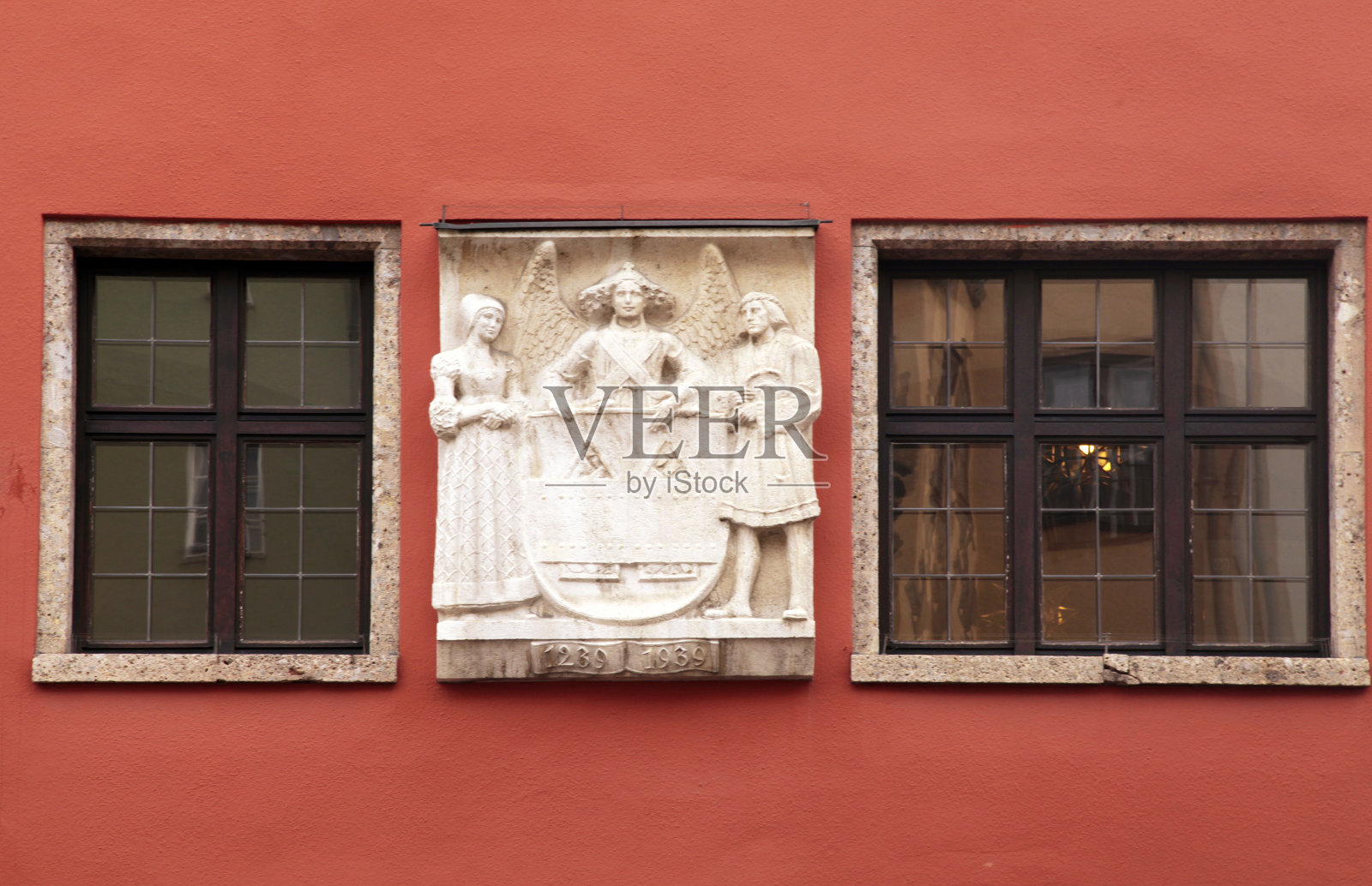 奥地利的因斯布鲁克窗户，蒂罗尔照片摄影图片