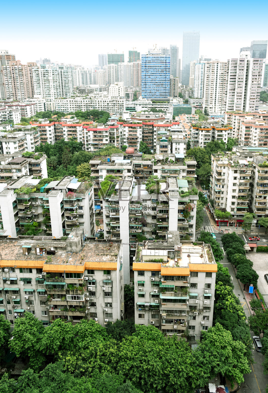 中国广州的住宅区照片摄影图片