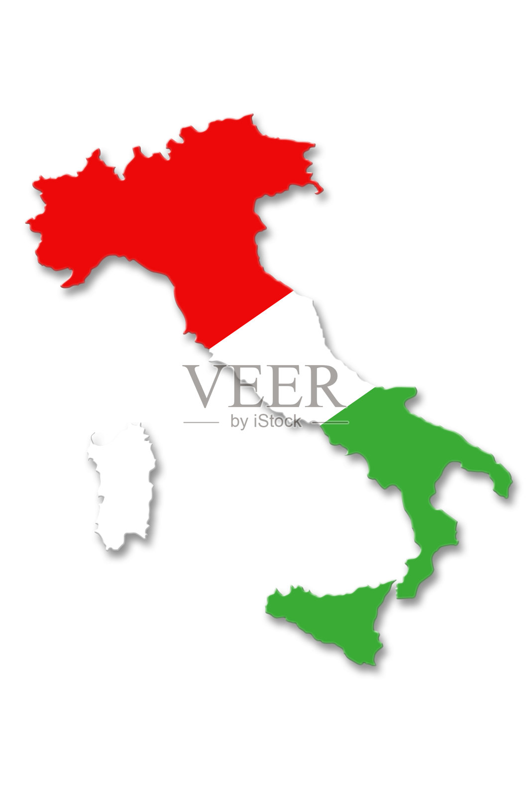 意大利的地图照片摄影图片