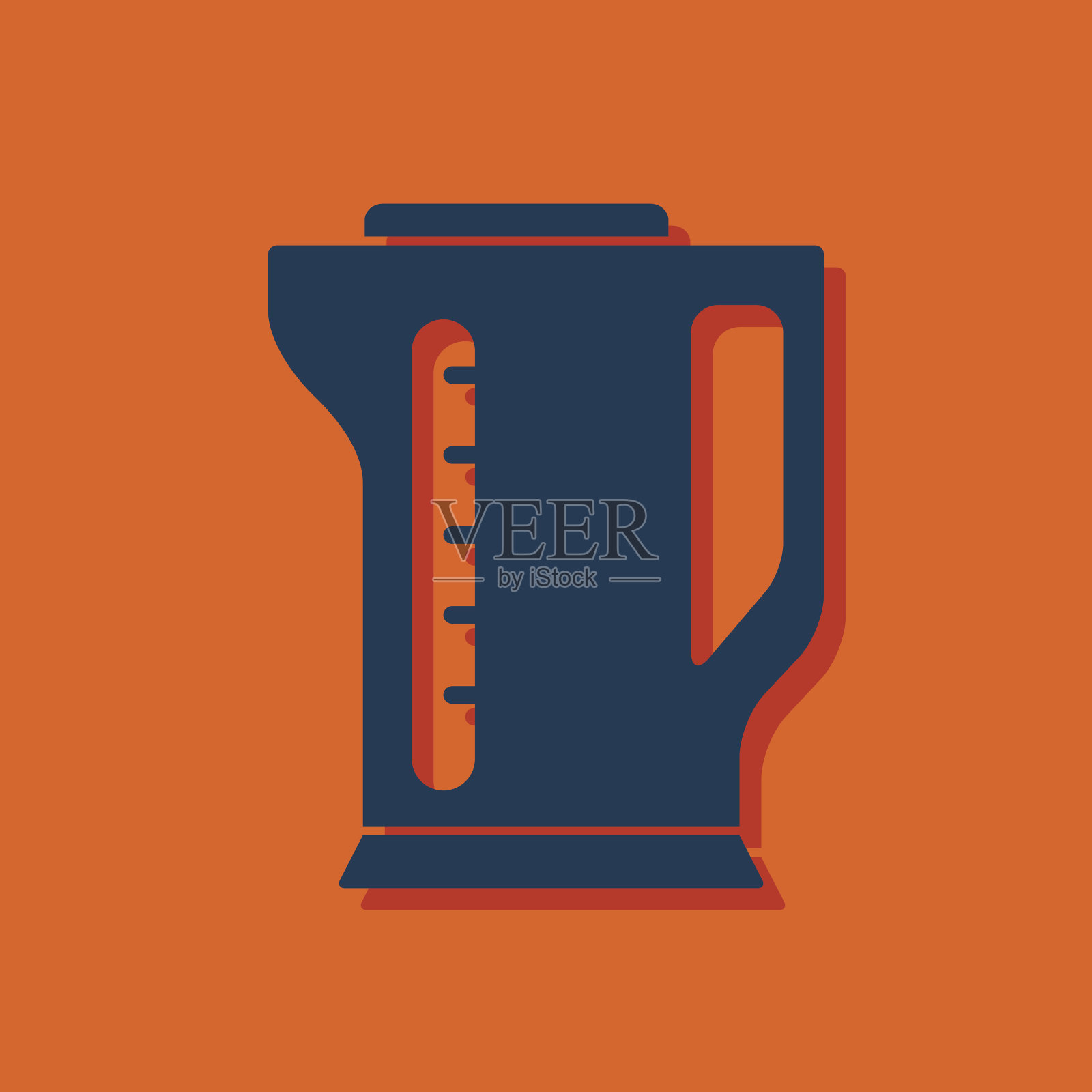 电水壶图标插画图片素材