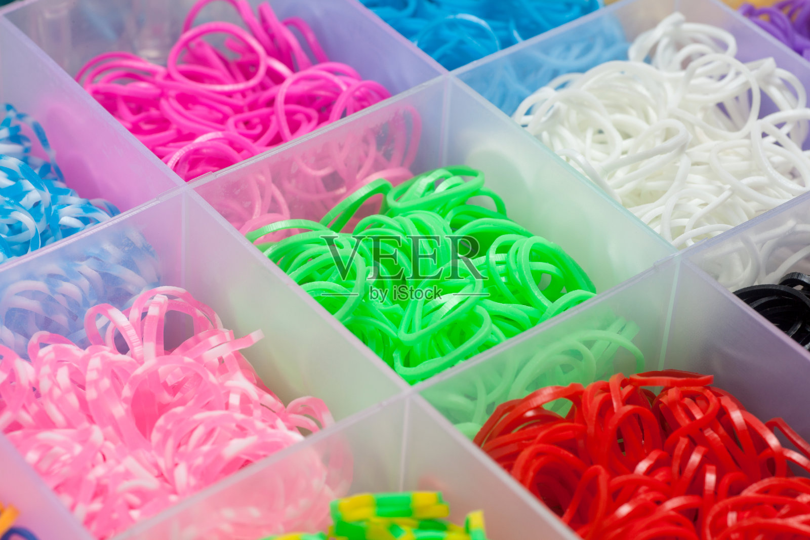 彩色橡皮筋照片摄影图片