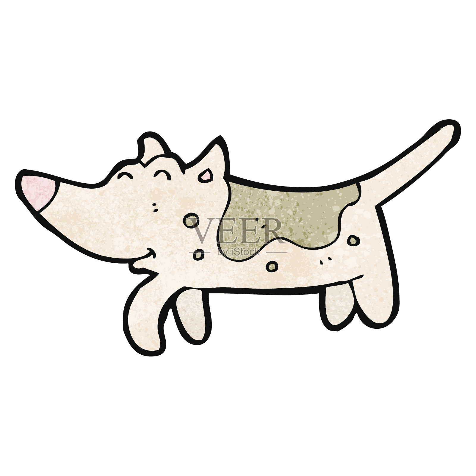 卡通小狗插画图片素材