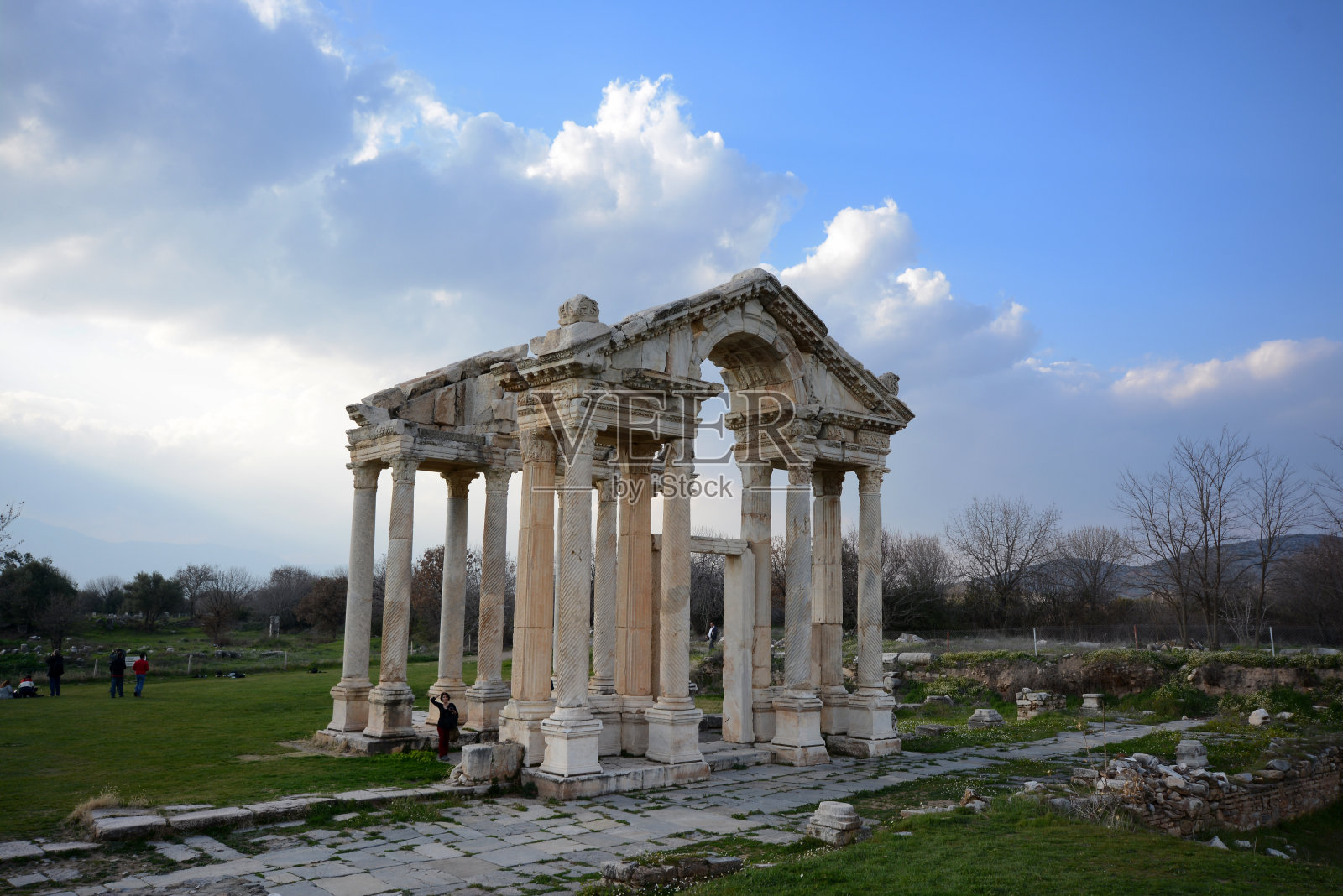 阿佛洛狄西斯古城照片摄影图片